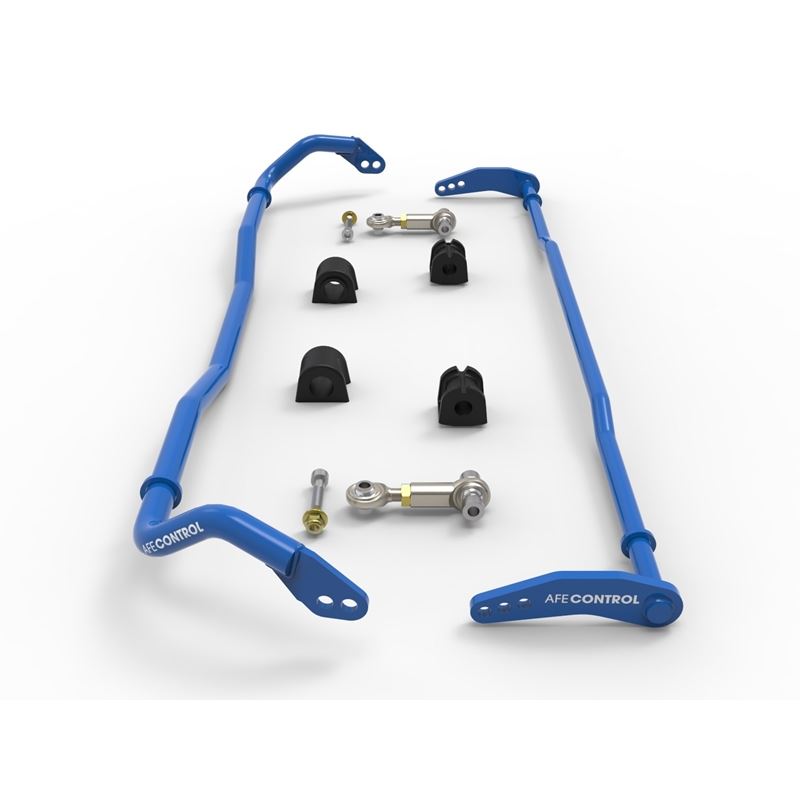 aFe POWER CONTROL Front and Rear Sway Bar Set Blue (440-722001-L)