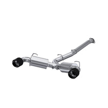 Load image into Gallery viewer, MBRP Exhaust 3in. Cat Back Dual Split Rear T304 CF Tip (S48043CF)