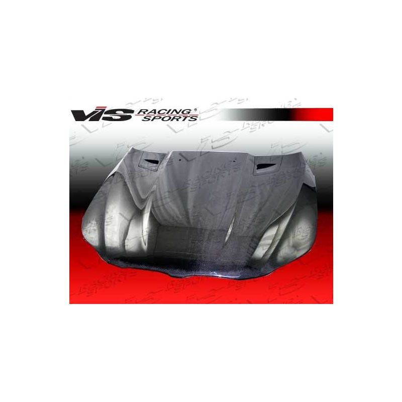 VIS Racing Penta Style Black Carbon Fiber Hood (04BME604DPEN-010C)