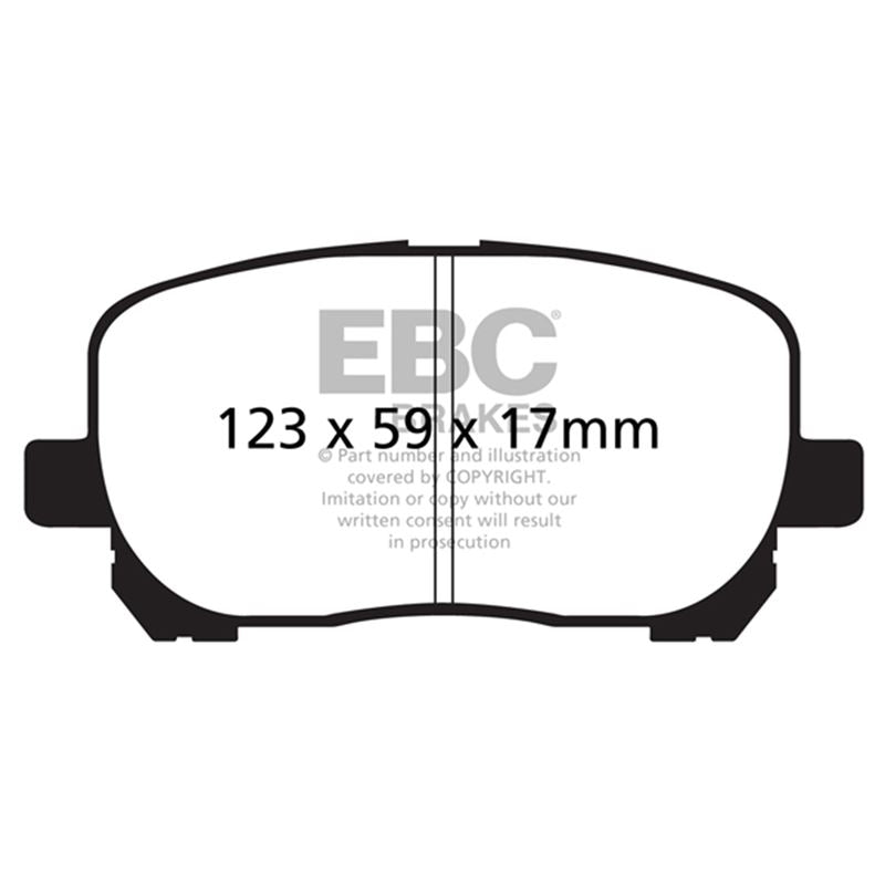 EBC Yellowstuff Street And Track Brake Pads (DP41637R)