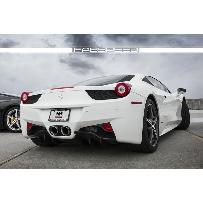 Fabspeed 458 Italia Challenge Style Dual Exhaust Tips (10-15) (FS.FER.458.DLTP)