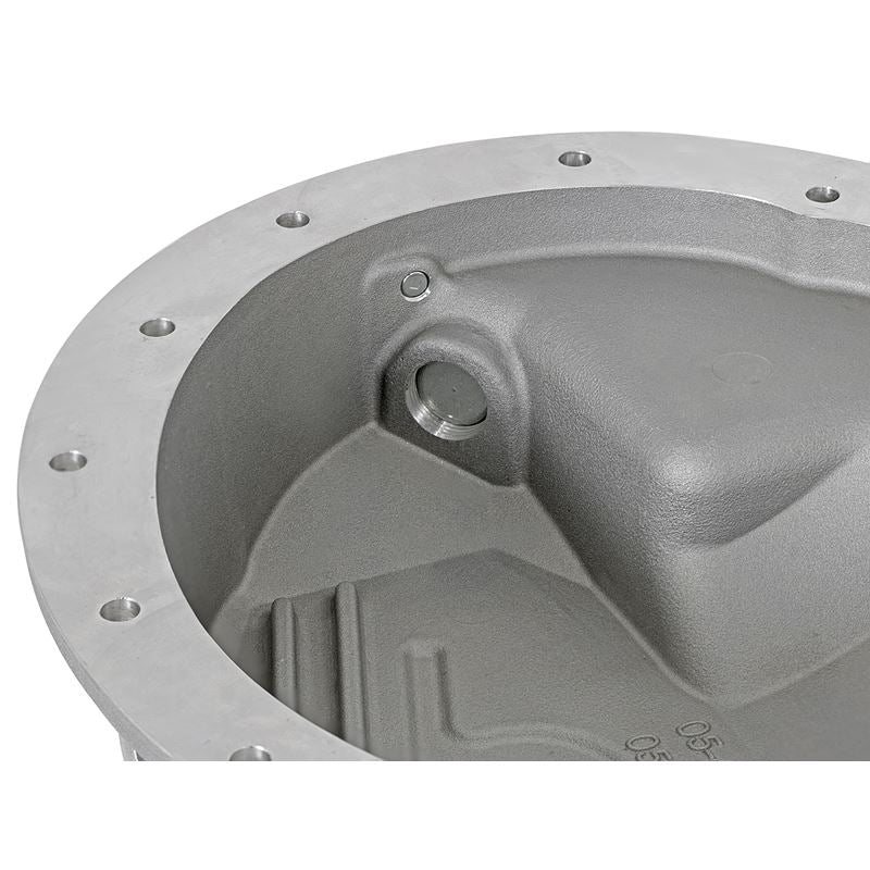 aFe Street Series Front Differential Cover Raw w/ Machined Fins (46-70040)