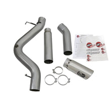 Load image into Gallery viewer, aFe Large Bore-HD 5 IN 409 Stainless Steel DPF-Back Exhaust System w/Polished Tip (49-44081-P)