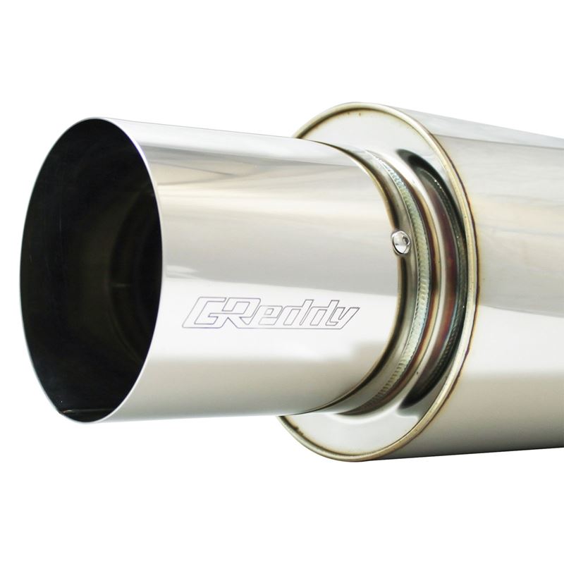 GReddy Revolution RS Steel Round lt-On Polished Exhaust Tip (11001142)