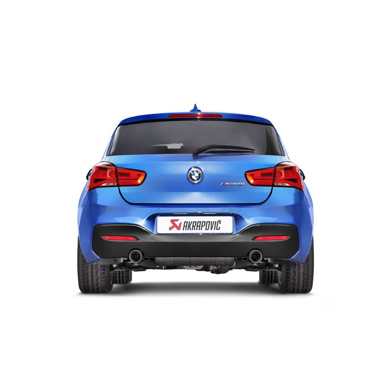 Akrapovic 16-17 BMW M140i (F F21) Evolution Line Cat Back (SS) w/ Carbon Tips (Req. Link Pipe) (MTP-BM/SS/3H)