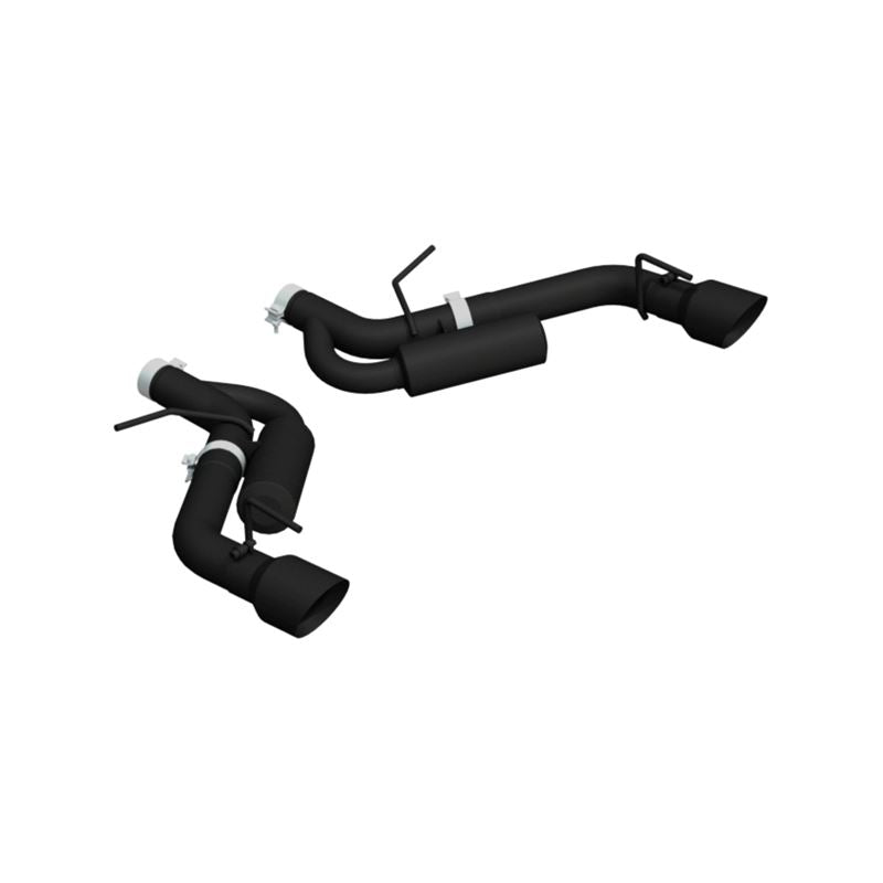 MBRP Exhaust 3" Dual Axel Back, Black Coated (S7034BLK)