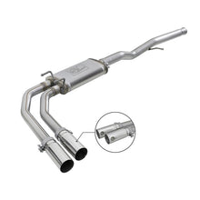 Load image into Gallery viewer, aFe Rebel Series 3 IN to 2-1/2 IN 409 Stainless Steel Cat-Back Exhaust w/ Polish Tip (49-44098-P)