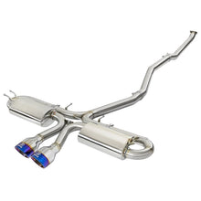 Load image into Gallery viewer, Takeda 3 IN 304 Stainless Steel Cat-Back Exhaust System w/ Blue Flame Tip (49-36618-L)