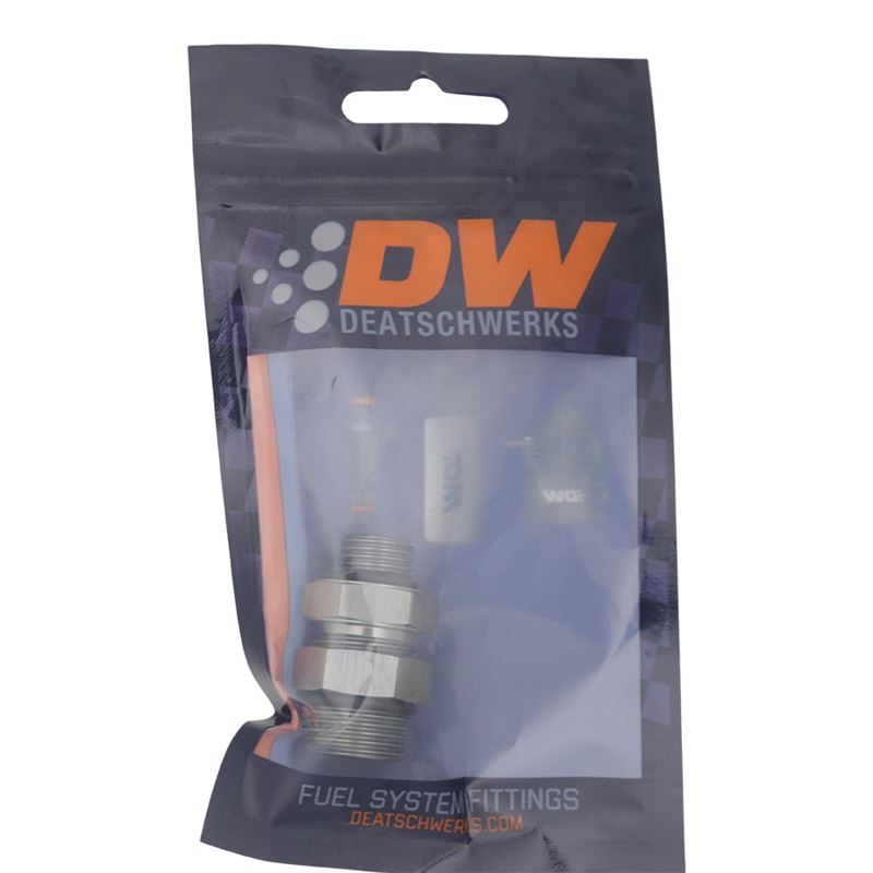 DeatschWerks 6AN ORB Male to 8AN ORB Male Swivel Adapter - Anodized DW Titanium (6-02-0424)