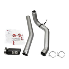 Load image into Gallery viewer, aFe Large Bore-HD 4 IN DPF-Back Stainless Steel Exhaust System w/Black Tip (49-46113-B)