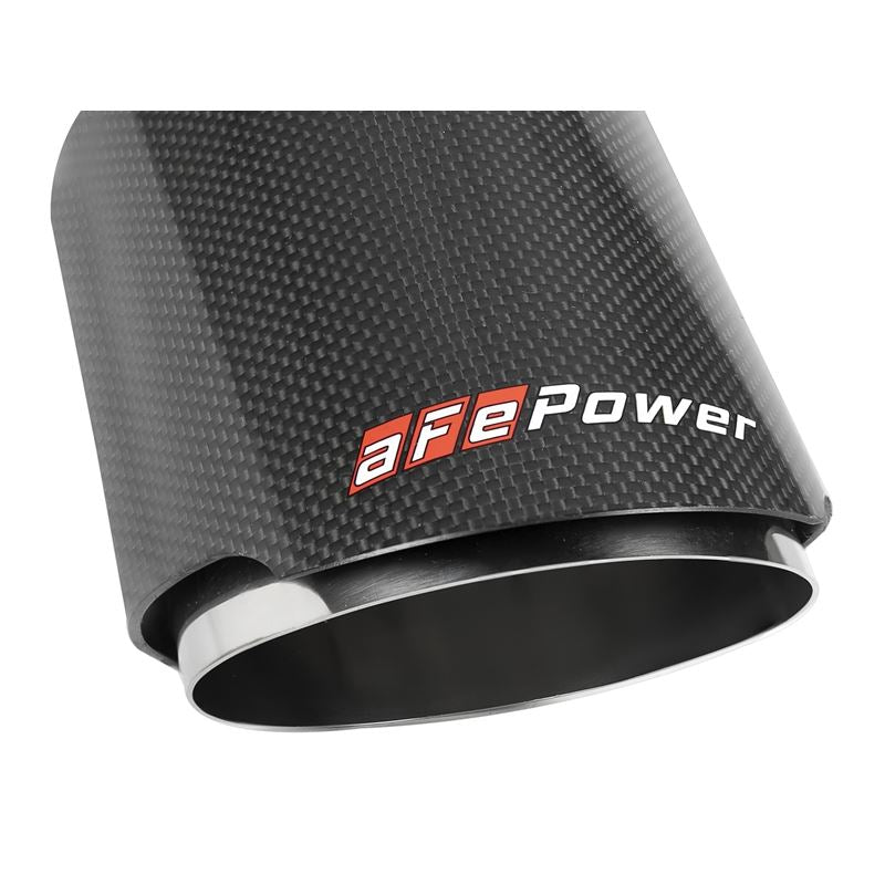 aFe MACH Force-Xp 304 Stainless Steel Clamp-on Exhaust Tip Carbon Fiber (49T25454-C07)