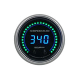 AutoMeter 52.4mm Black Switchable 60-340 Degrees F / 40-170 Degrees C Cobalt Elite Digital Gauge (6754-CB)