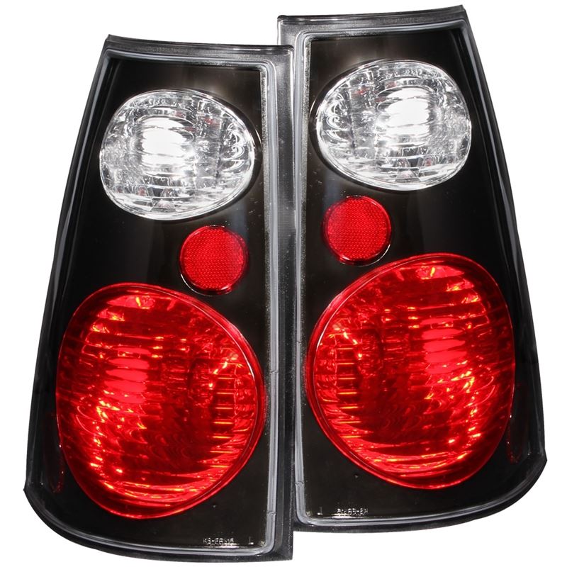 ANZO USA 2001-2005 Ford Explorer Taillights Black (211087)