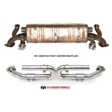 Load image into Gallery viewer, Fabspeed 991 Carrera Center Muffler Bypass X-Pipe (12-16) (FS.POR.991.CMBX)