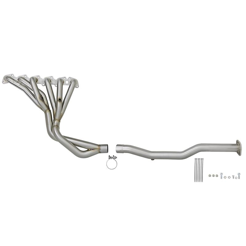 aFe Power Twisted Steel Long Tube Header MidPipe(48-36109-YN)