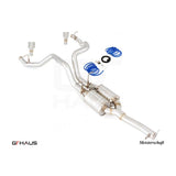 GTHAUS American GTS - Roar Super Racing series Exhaust; 2x130mm (Round Split); Titanium (DD0512534)