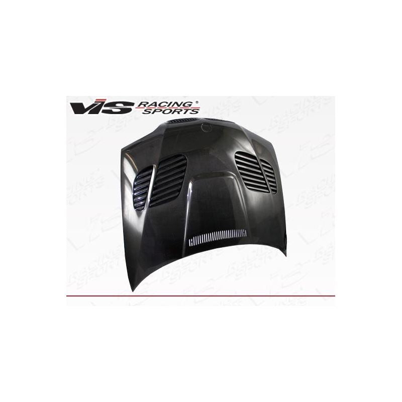 VIS Racing GTR Style Black Carbon Fiber Hood (02BME464DGTR-010C)