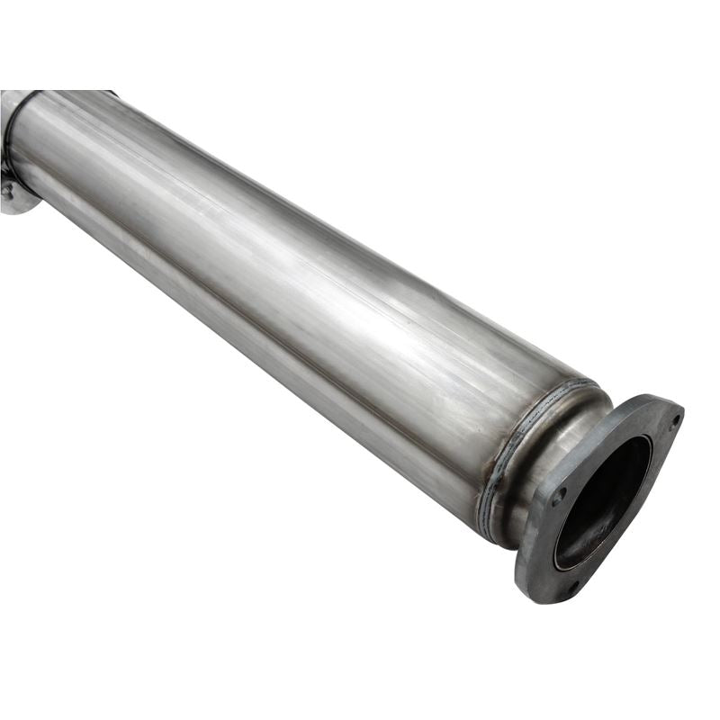 aFe Large Bore-HD 5 IN 409 Stainless Steel DPF-Back Exhaust System (49-43064)