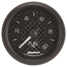 Load image into Gallery viewer, AutoMeter GT Series 52mm Full Sweep Electronic 0-100 PSI Fuel Pressure Gauge (8063)