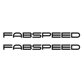 Fabspeed Motorsport Die-Cut Decals (FS.DECSET.RED)