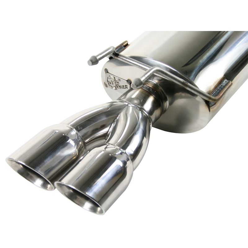 Takeda 2-1/2in 409 Stainless Steel Cat-Back Exhaust System (49-46601)