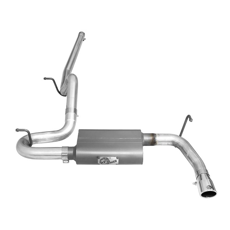 aFe Scorpion 2-1/2 IN Aluminized Steel Cat-Back Exhaust System w/ Polished Tip (49-08045-P)