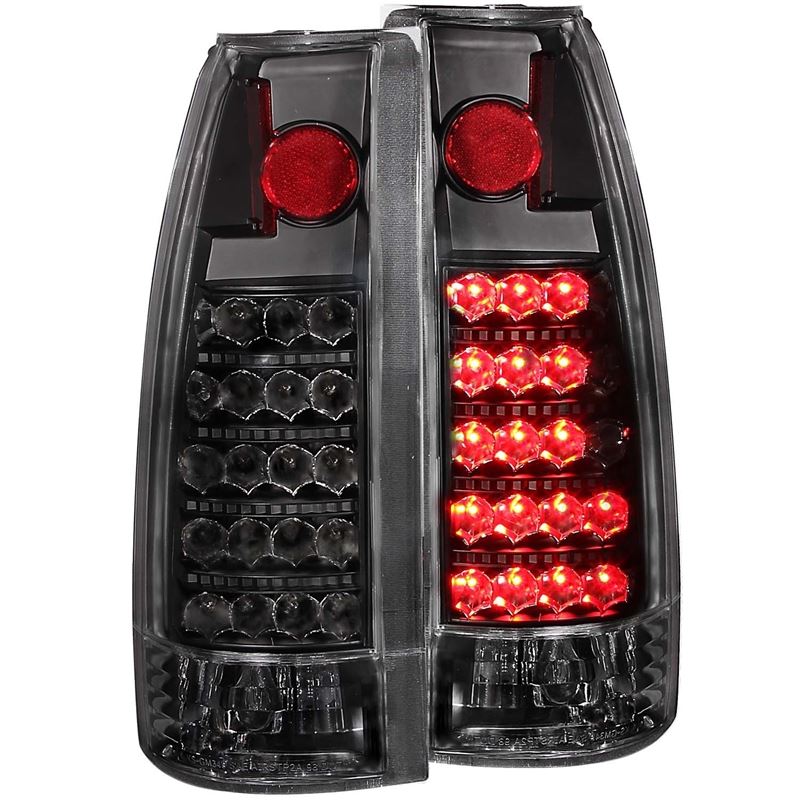 ANZO USA 1999-2000 Cadillac Escalade LED Taillights Black (311059)