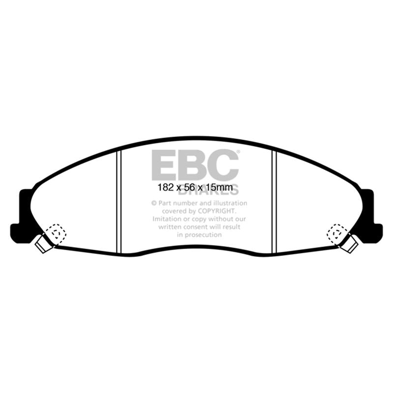 EBC Greenstuff 2000 Series Sport Brake Pads (DP21841)