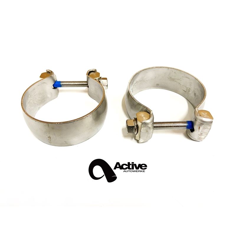 Active Autowerke G8X X-Pipe & Equal Length Midpipe Exhaust Clamp Set (4 torca clamps) (11-101X)