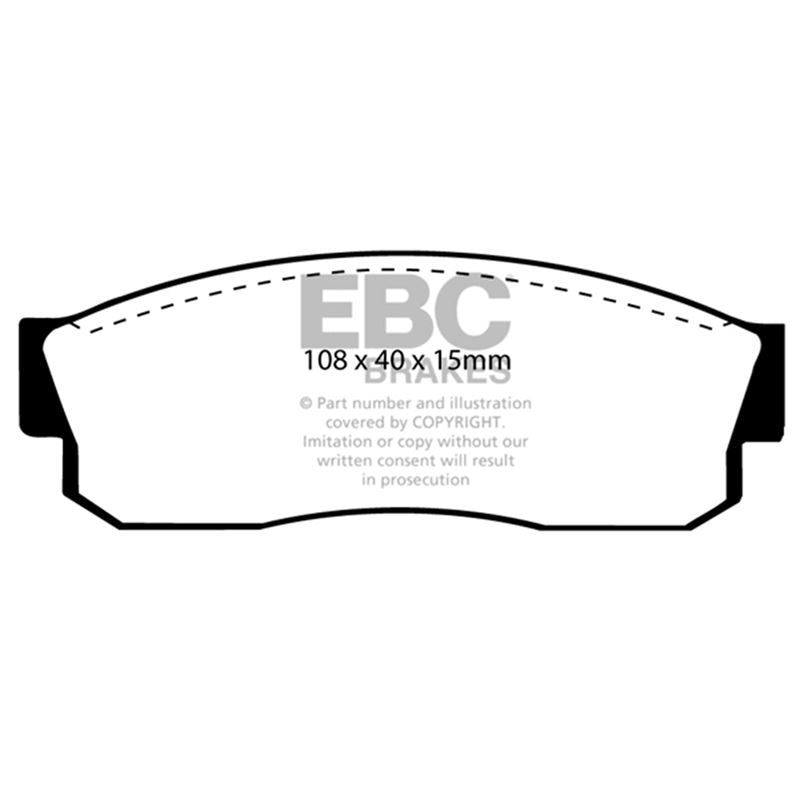 EBC Greenstuff 2000 Series Sport Brake Pads (DP2452)