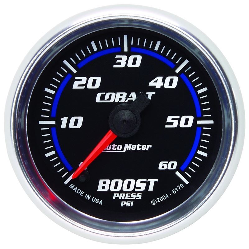 AutoMeter Cobalt 52mm 0-60 PSi Boost Gauge (6170)