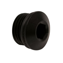 Load image into Gallery viewer, DeatschWerks 6AN ORB Male Plug Low Profile Internal Allen/Hex (Incl O-Ring) - Anodized Matte Black(6-02-0717-B)