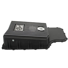 Load image into Gallery viewer, aFe Power Transmission Pan Black w/ Machined Fins (46-70182)