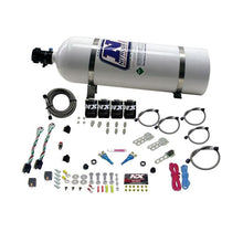 Load image into Gallery viewer, Nitrous Express GM EFI Dual Stage Nitrous Kit (50-150HP x 2) w/15lb Bottle (20224-15)