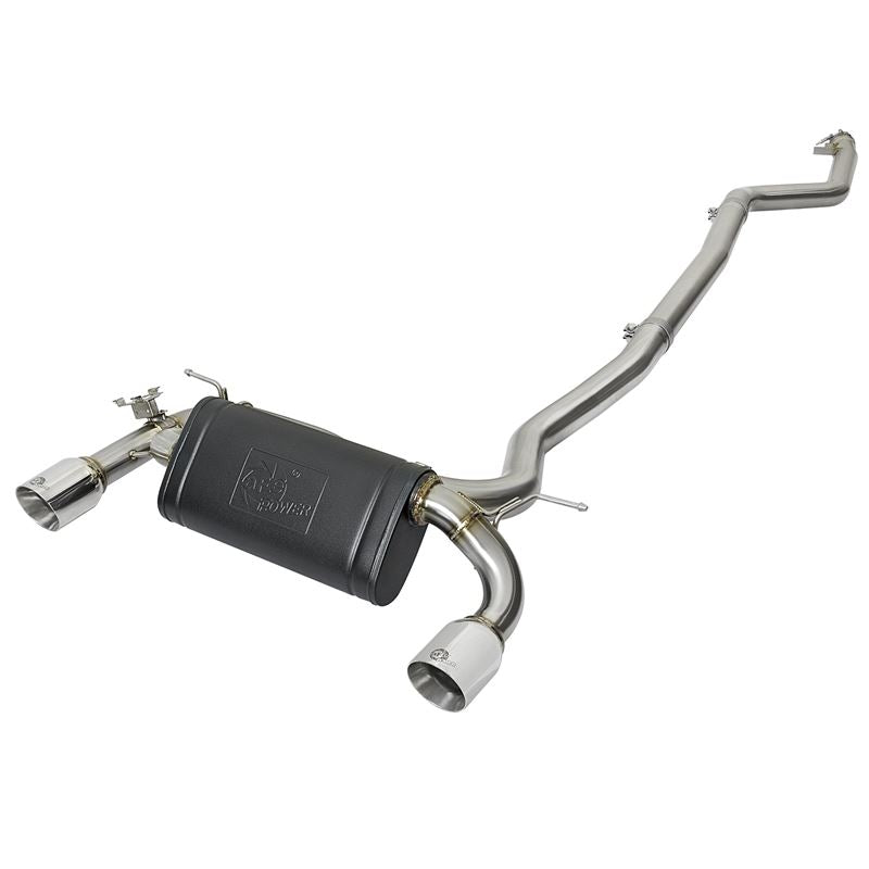 aFe MACH Force-Xp Stainless Steel Cat-Back Exhaust System w/Polished Tips (49-36334-P)