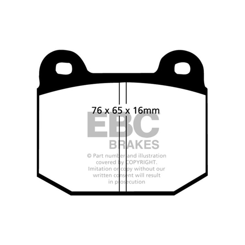 EBC Yellowstuff Street And Track Brake Pads (DP4197R)