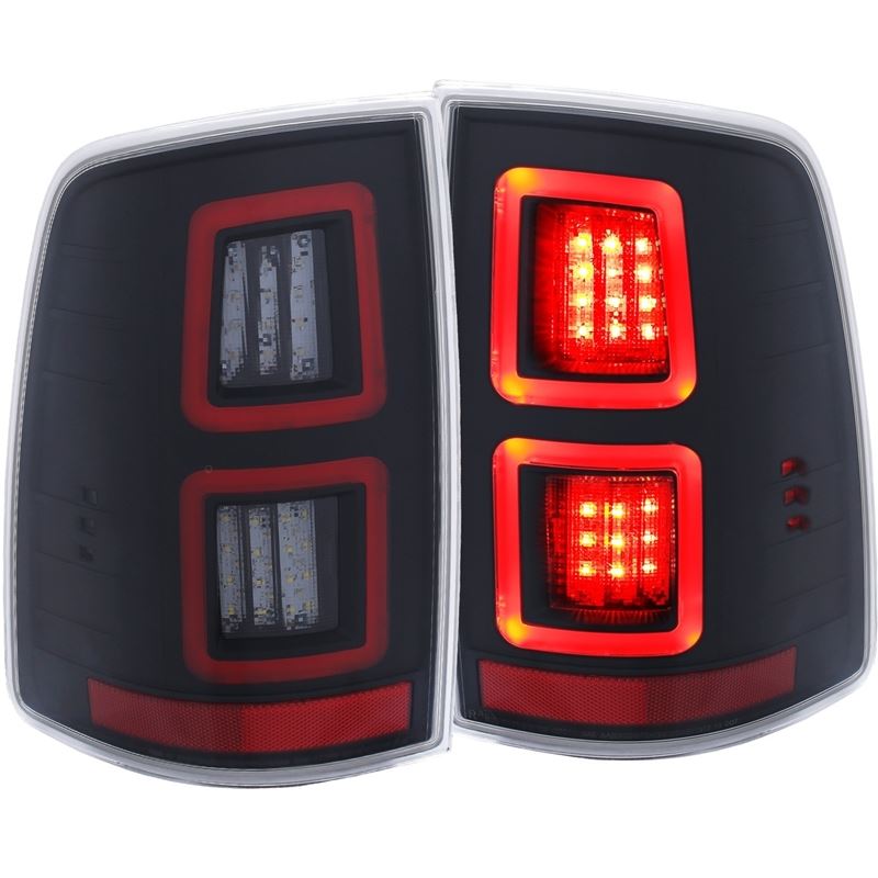 ANZO USA LED Black 13-17 Dodge Ram 1500/2500/3500 LED Taillights Black (311273)