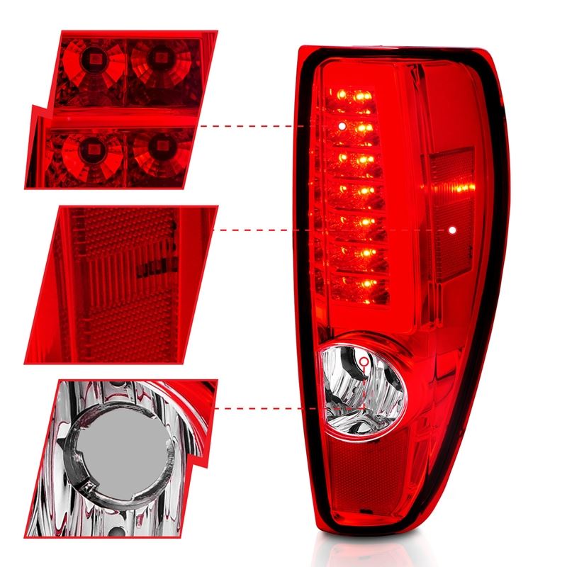 ANZO USA LED Tail Light Assembly for 2004-2012 Chevrolet Colorado (311384)