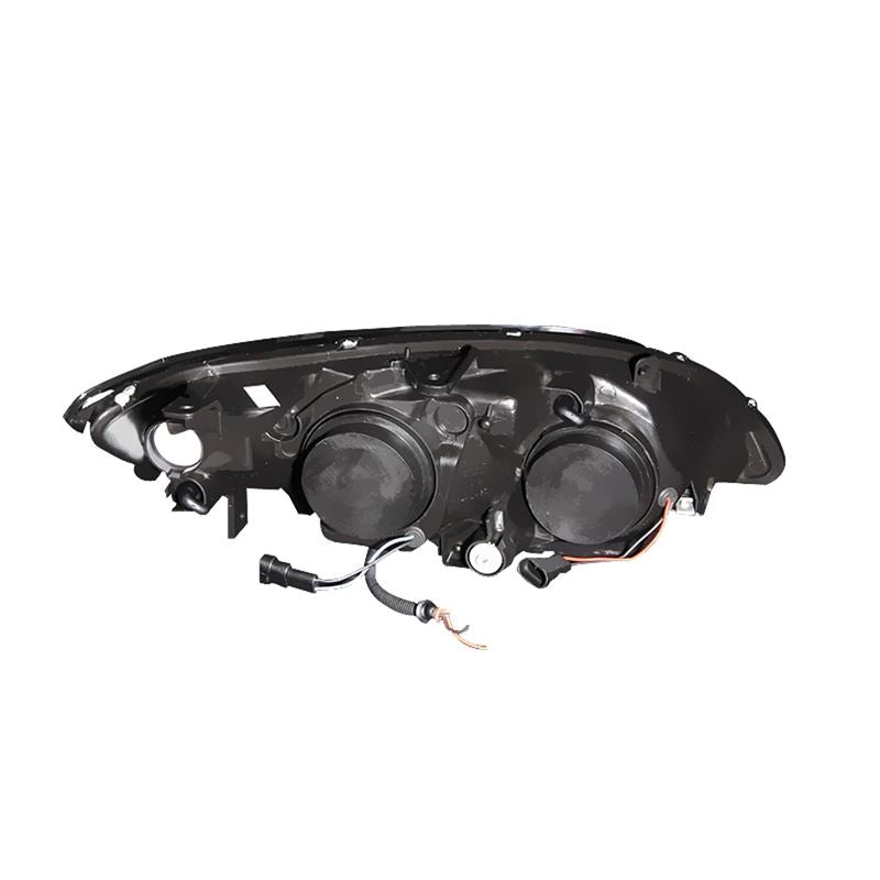 ANZO USA 2004-2005 Honda Civic Projector Headlights w/ Halo Black (121059)