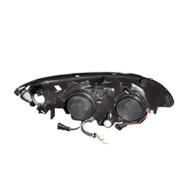 Load image into Gallery viewer, ANZO USA 2004-2005 Honda Civic Projector Headlights w/ Halo Black (121059)