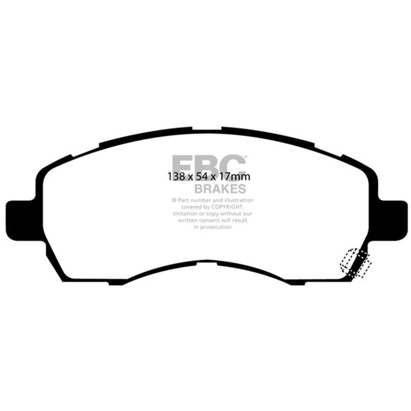 EBC Greenstuff 2000 Series Sport Brake Pads (DP21138)