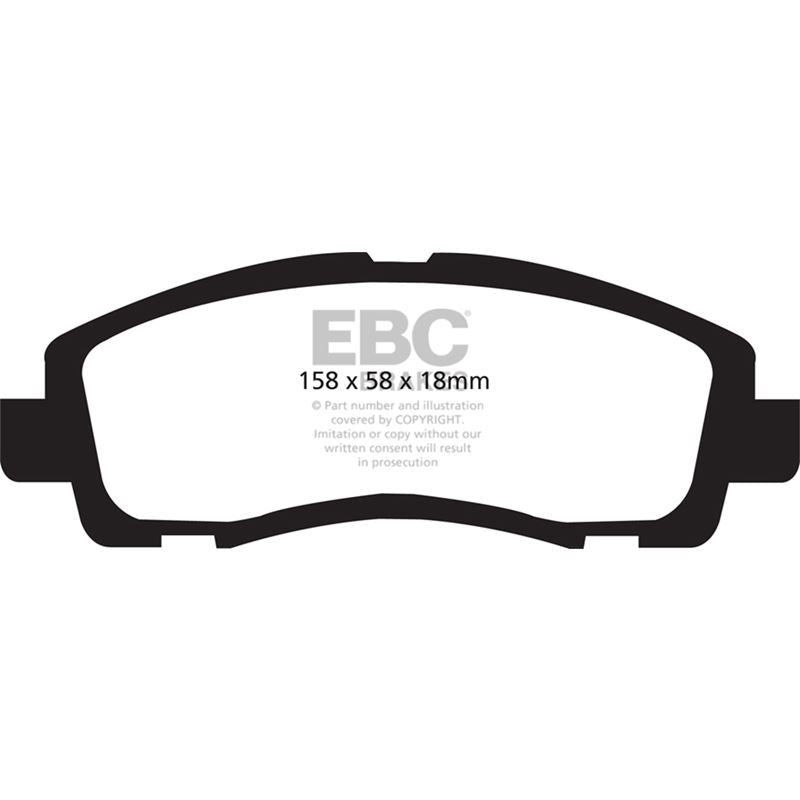 EBC Yellowstuff Street And Track Brake Pads (DP41753R)