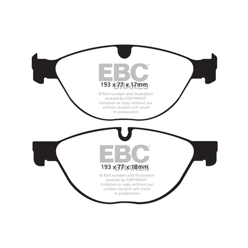 EBC Redstuff Ceramic Low Dust Brake Pads (DP32076C)