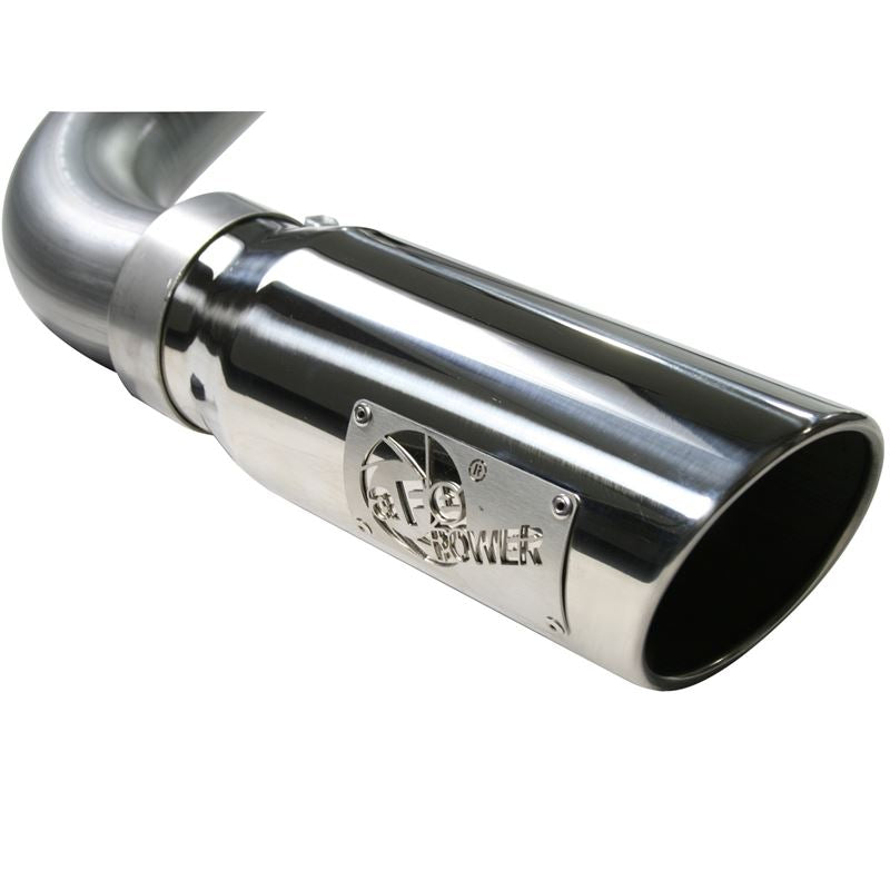 aFe MACH Force-Xp 3 IN 409 Stainless Steel Cat-Back Exhaust System w/Polished Tip (49-44013-P)