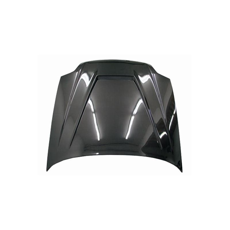 VIS Racing Invader Style Black Carbon Fiber Hood (97HDPRE2DVS-010C)