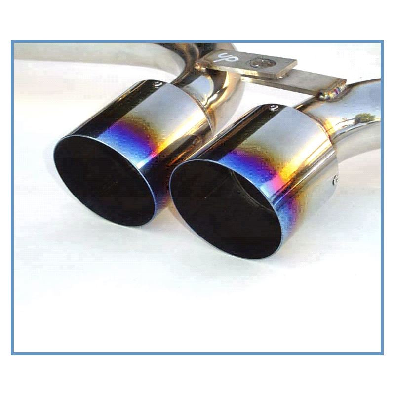 Invidia 03-04 Mini Cooper S 60mm (80mm tip) Titanium Tip Cat-back Exhaust *OVERSIZE SHIPPING* (HS03M (HS03MCSGTT)