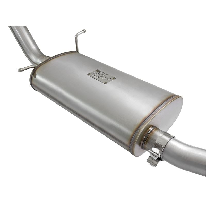 aFe MACH Force-Xp 3 IN 409 Stainless Steel Cat-Back Exhaust System w/Black Tip (49-44072-B)