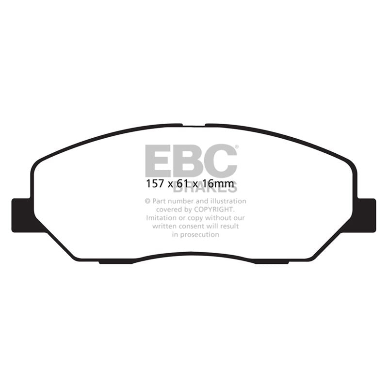 EBC Redstuff Ceramic Low Dust Brake Pads (DP31821C)