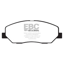 Load image into Gallery viewer, EBC Redstuff Ceramic Low Dust Brake Pads (DP31821C)