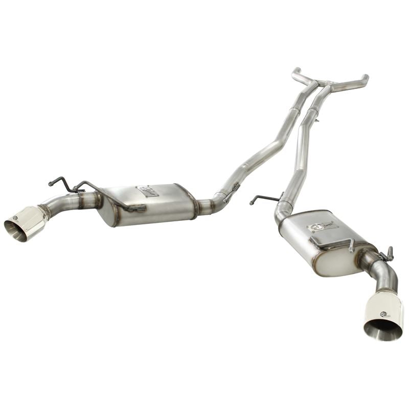 aFe MACH Force-Xp 2-1/2in 409 Stainless Steel Cat-Back Exhaust System w/Polished Tip (49-44042-P)